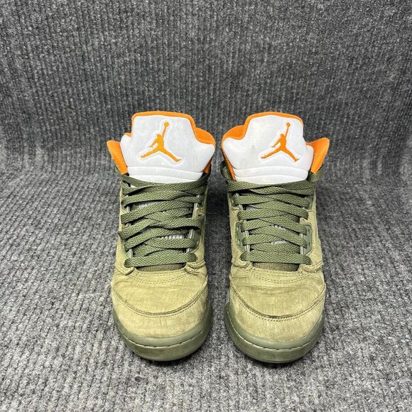 Buy Air Jordan 5 Retro GS  Nike Air Jordan Retro 5‎ Olive Green Womens Size 5.5 (4Y) 440888-308